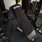 Towel covering weight-lifting bench