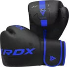 Black and blue boxing gloves