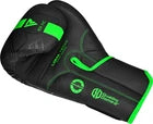 Black and green boxing glove