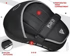 Black and grey focus pads with brand logo on a white background