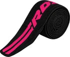 Pink knee wrap rolled up