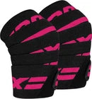 Red knee wraps