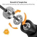 Skipping rope ball bearings with text on a white background