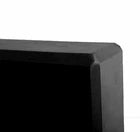 Close-up of a black yoga block