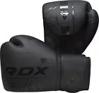 Black boxing gloves with 'RDX' branding on a white background